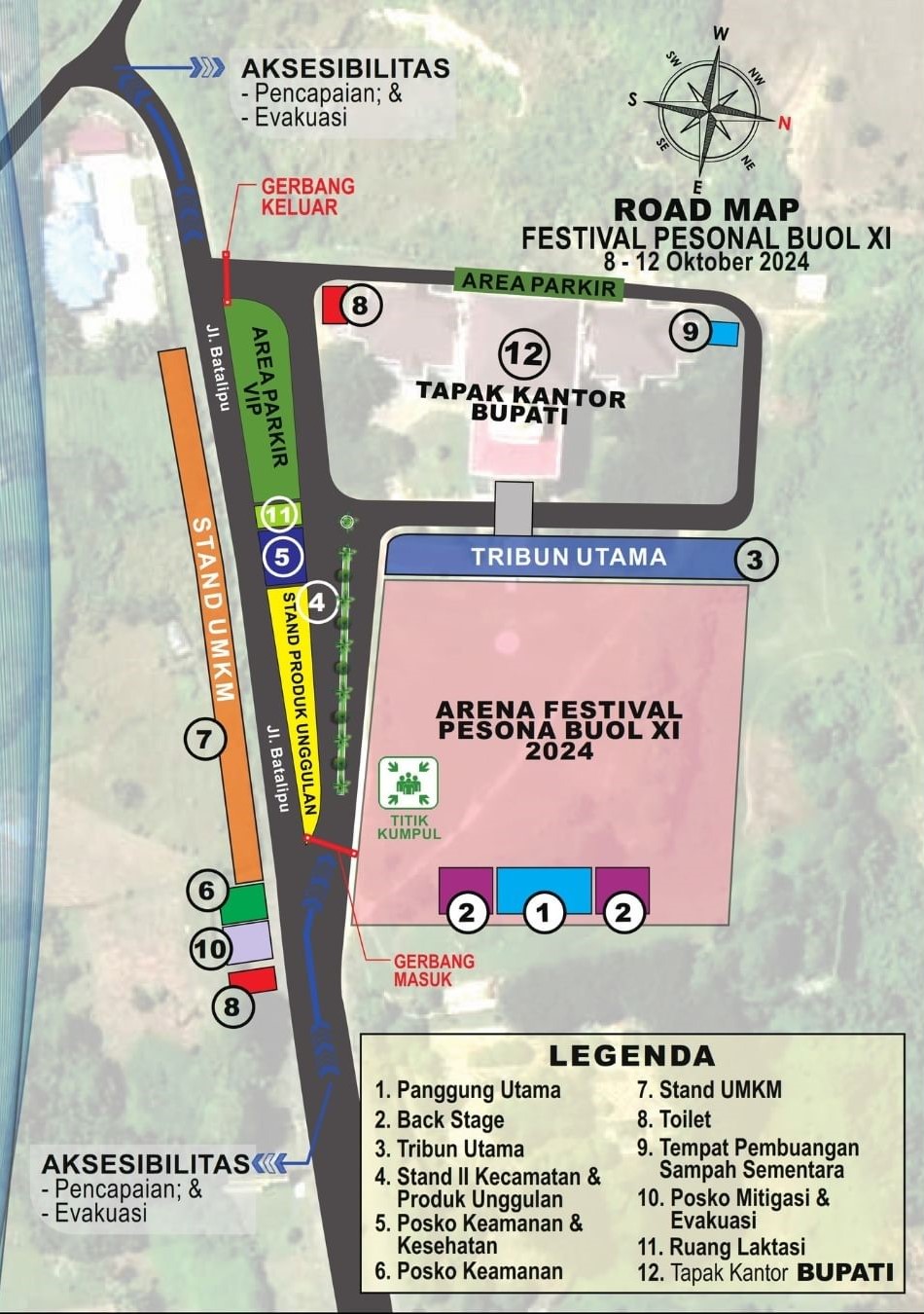 Map Festival Pesona Buol